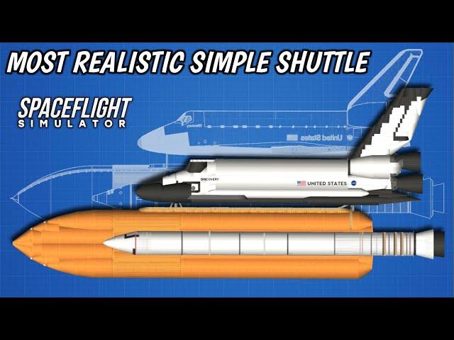 How To Build Own Space Shuttle In Spaceflight Simulator Realistic Blueprint