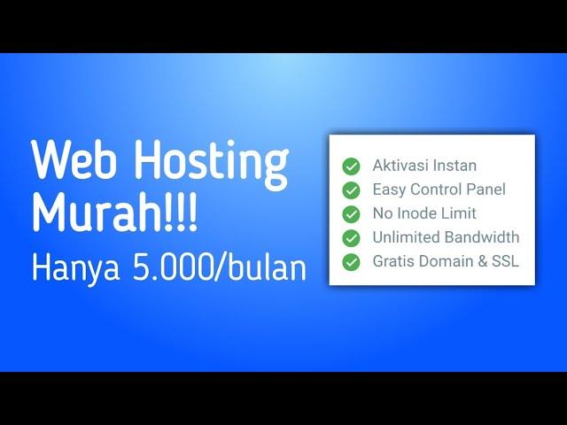 Hosting Murah!! Hosting dan Domain Termurah - Cocok untuk Hosting Wordpress