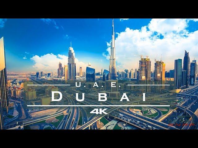 Dubai, United Arab Emirates  - by drone [4K]