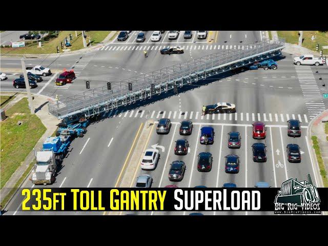 Toll Gantry Superload - Buchanan Hauling & Rigging