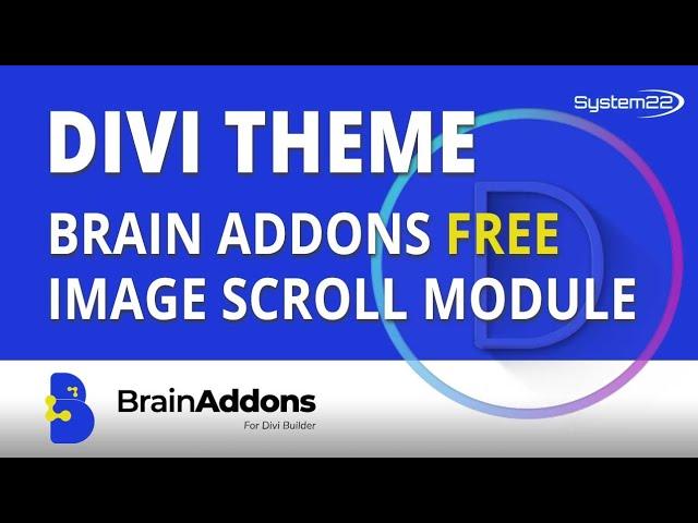 Divi Brain Addons Free Divi Plugin Image Scroll Module 