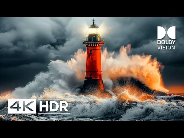 Worlds Most Dangerous Lighthouse | 4K Video ULTRA HD Dolby Vision™