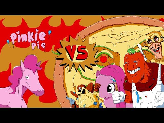 Pinkie Pie vs All Bosses - Pizza Party! - (No Damage / P Ranks) MLP Mod