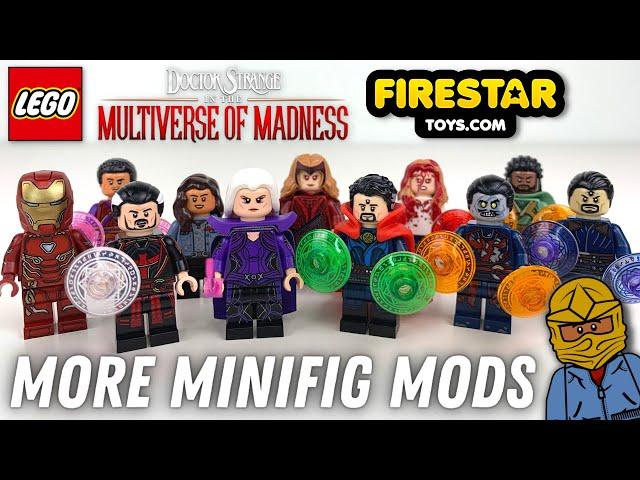 More Minifig Mods: Custom LEGO Doctor Strange in the Multiverse of Madness From Firestar Toys!