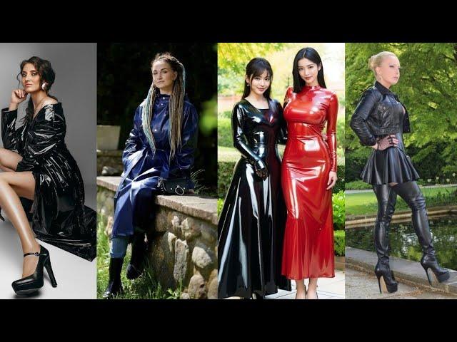 Latest Latex Most Demanding Leather Outfits for Girls & Women's//latex outfit for Girls