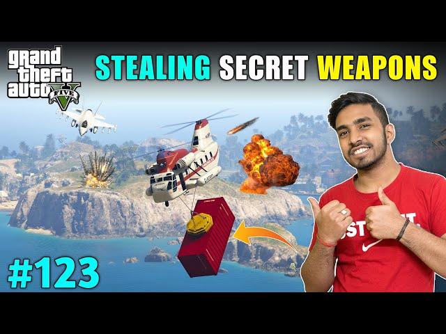 STEALING AIR DEFENSE FROM CAYO PERICO ISLAND | GTA V GAMEPLAY #123