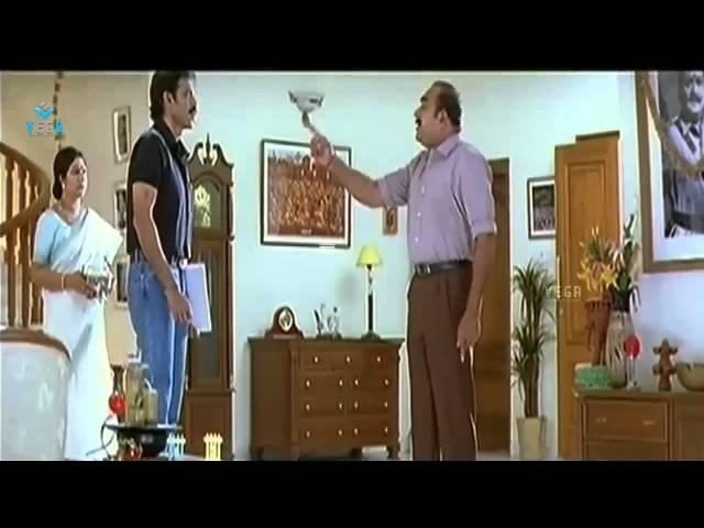 Vasu Movie : Venkatesh and Vijay Kumar Emotional Scene : Venkatesh,Bhumika