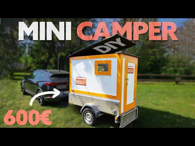 Günstiger DIY Camping-Anhänger: Wir bauen in 2 Tagen einen Mini-Wohnwagen!