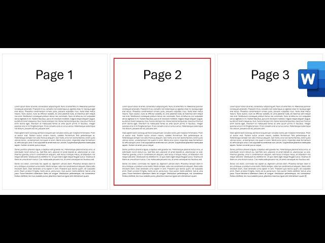 Border on a single page - Microsoft Word