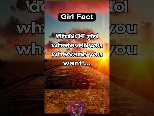 When a girl says "Do whatever you want".... #shortsvideo #youtubeshorts #facts