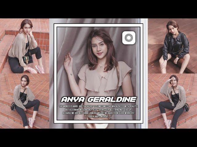 Photo Editor Ala Selebgram Anyageraldine Tutorial uses VSCO X