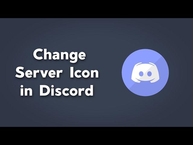 Change Server Icon in Discord | How to Change Server Profile Icon Picture in Discord