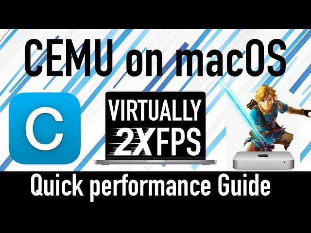 Quick Tip: Cemu on Mac | How to instantly increase FPS