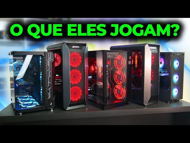 MOSTRANDO OS PCS GAMER DOS COLABORADORES DO TECNOART! O QUE ELES JOGAM?