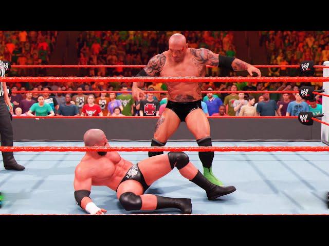 WWE 2K25 - Batista vs Triple H - Gameplay (PS5 UHD) [4K60FPS]