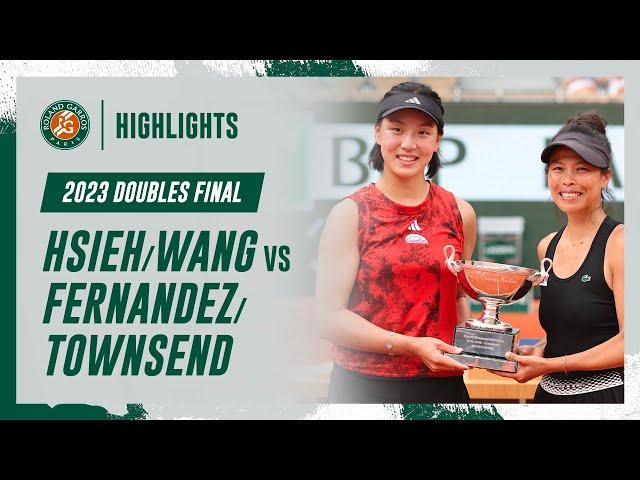 Hsieh/Wang vs Fernandez/Townsend Women's Doubles Final Highlights | Roland-Garros 2023