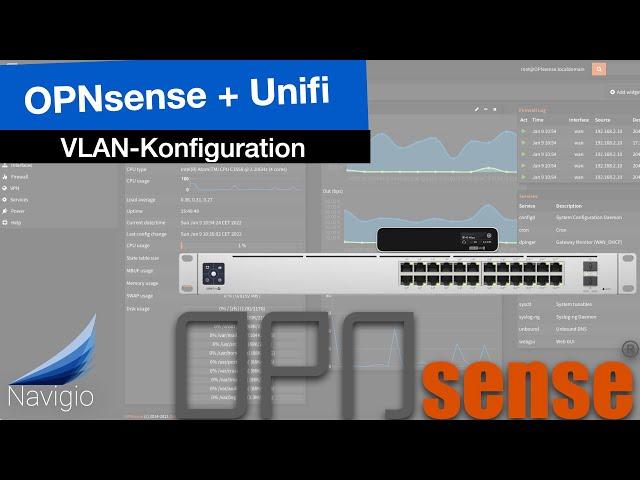 OPNsense + Unifi - VLAN Konfiguration 