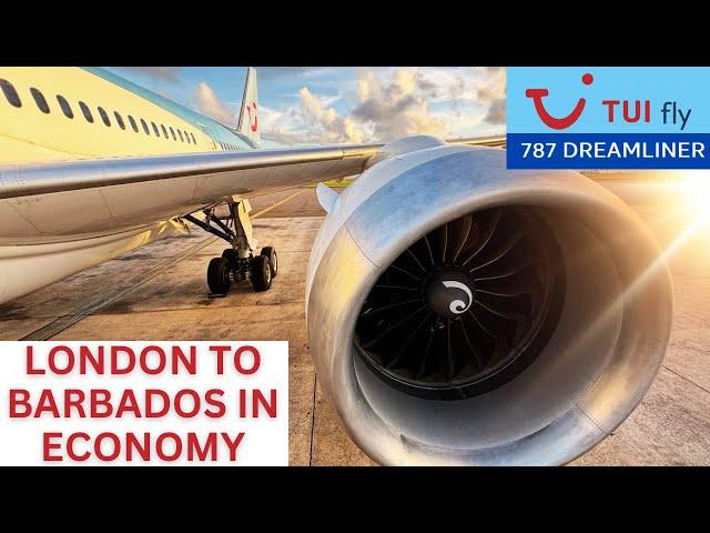 Tui 787-9 Dreamliner Flight Experience from London to Barbados