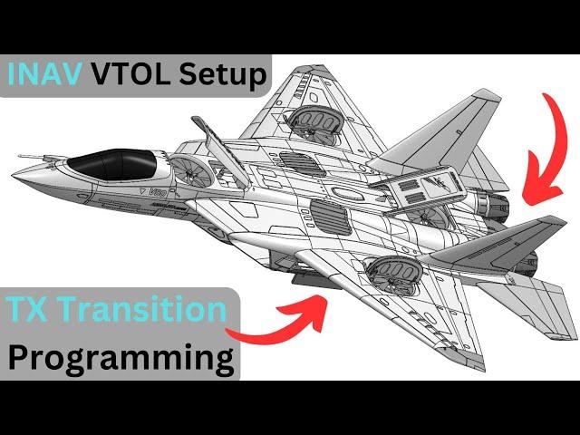 JRM-01V50 VTOL 3D-Printed VTOL RC-Jet | INAV Setup