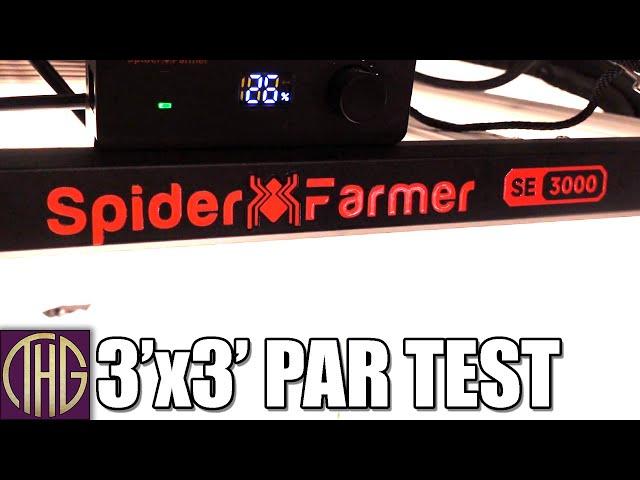 Spider Farmer SE3000 EVO  (2024) Unboxing & PAR Test In A 3'x3' Tent!!