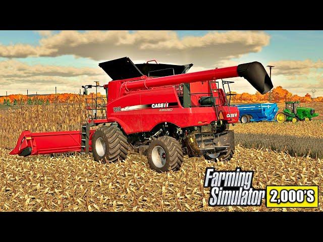 First Day of Corn Harvest! Farming Simulator 22 (Roleplay)