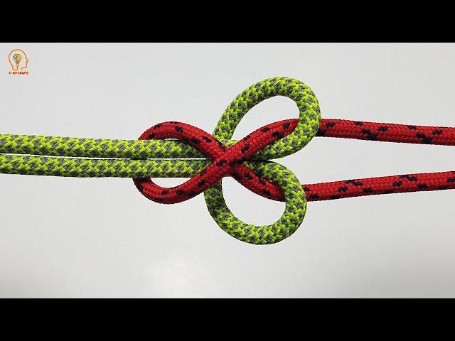 Best knot to join 2 ropes together @9DIYCrafts