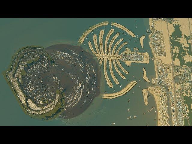 DUBAI vs MASSIVE SEWAGE TSUNAMI - Cities Skylines (4K Gameplay)