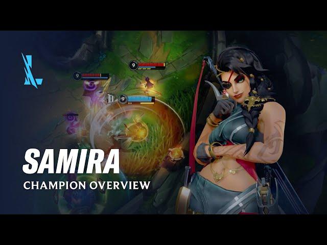 Samira Champion Overview | Gameplay - League of Legends: Wild Rift