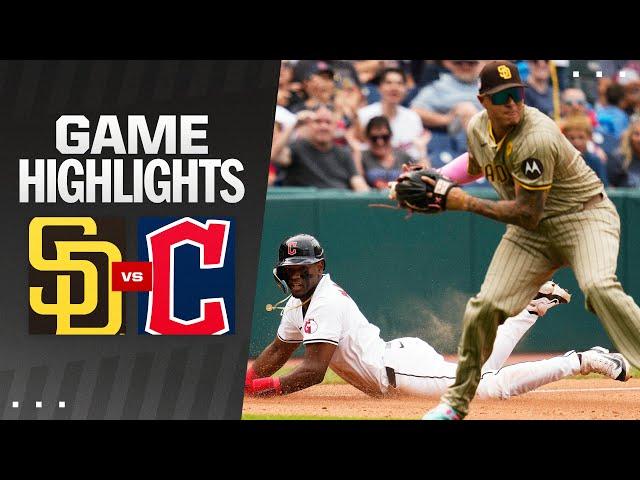 Padres vs. Guardians Game Highlights (7/21/24) | MLB Highlights