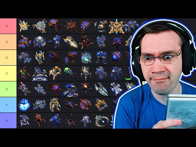 I ranked EVERY SINGLE UNIT in StarCraft 2! (2024 Tier List)