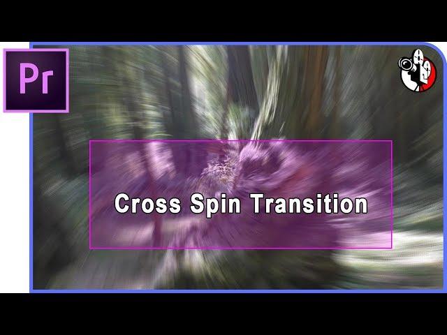 Adobe Premiere Pro - Cross Zoom Spin Transition Tutorial with Free Preset!