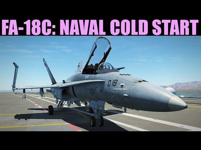 FA-18C Hornet: Carrier Fast Cold Start & Alignment Tutorial | DCS WORLD