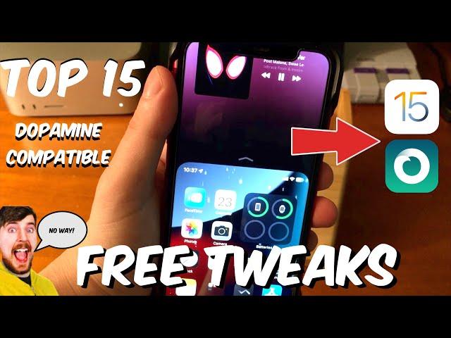 Top 15 FREE iOS 15.4 Tweaks [Dopamine Compatible!]