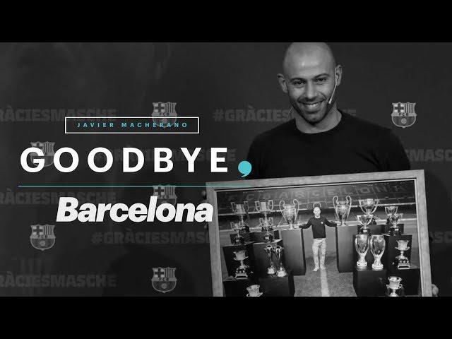 Javier Mascherano Says Goodbye to Barcelona in an Interview with Gerard Piqué | The Players' Tribune