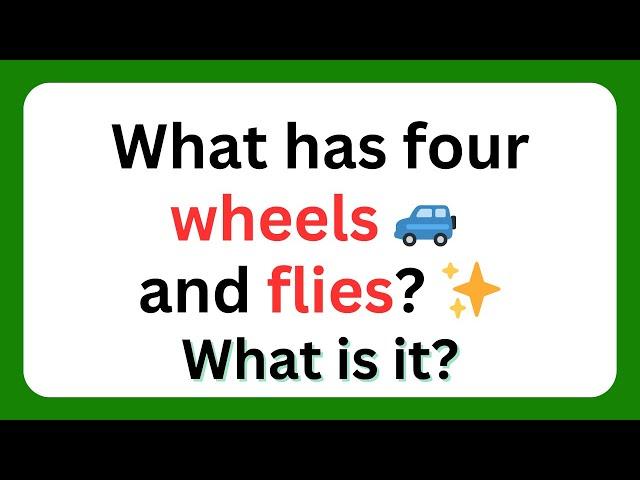 ONLY A GENIUS CAN SOLVE THESE RIDDLES  | 15 TRICKY RIDDLES THAT'LL STRETCH YOUR BRAIN 