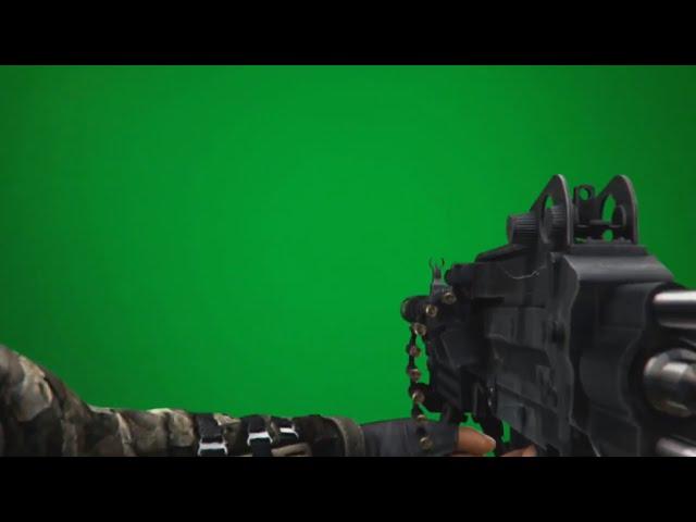 Greenscreen Machine Gun Fire [4K!]