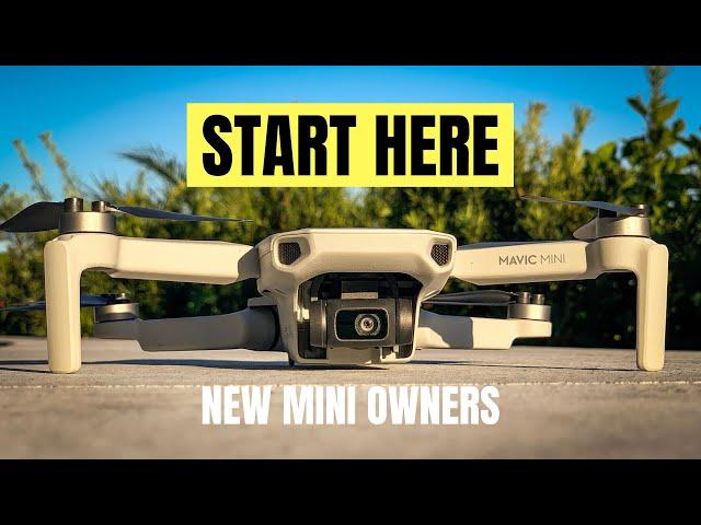 MAVIC MINI PREFLIGHT SETUP (first time)  DJI MAVIC MINI FULL BEGINNERS GUIDE (1:2) 