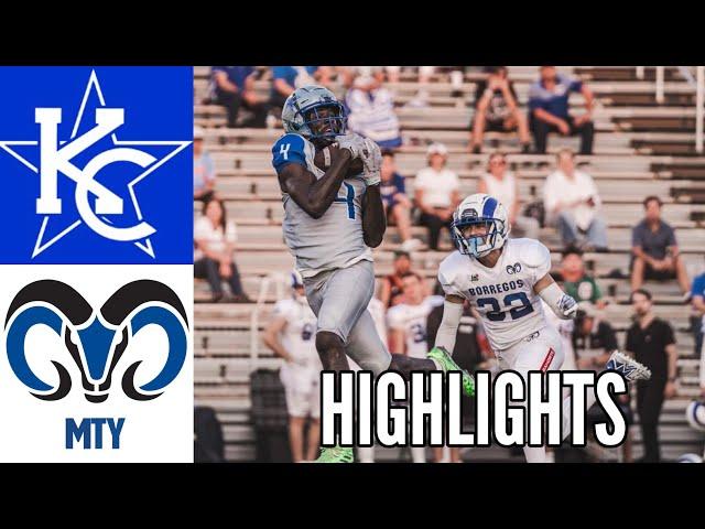 KC Rangers vs Borregos MTY (Highlights) | Pretemporada Liga Mayor ONEFA 2024.