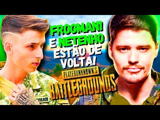 FROGMAN1 & NETENHO de VOLTA com o NOVO SERVIDOR do PUBG?!