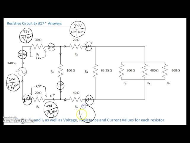 Series Parallel Combination Circuit #17