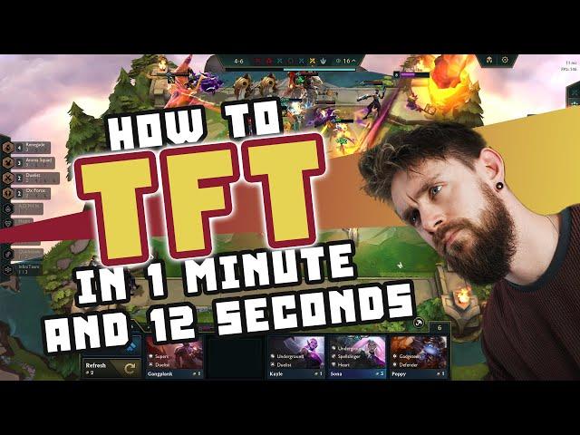 HOW to #TFT in 1:12! Easy BEGINNERS Guide