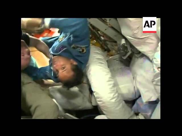 Two Russians and an American have boarded the International Space Station. American Joseph Acaba and