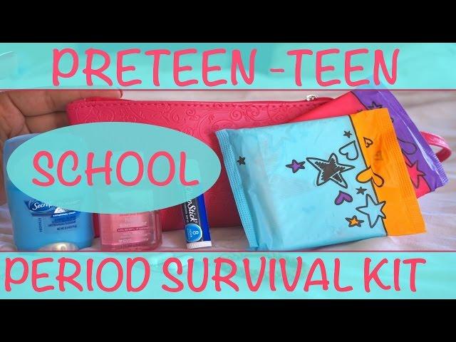 PreTeen First Period School Kit