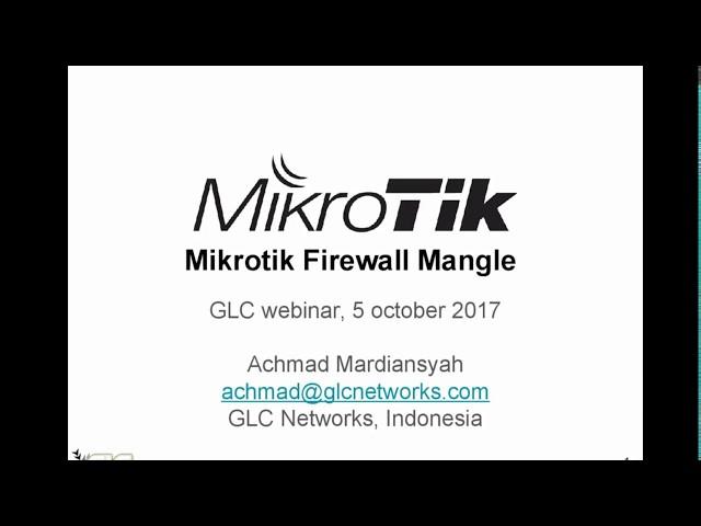 Mikrotik Firewall Mangle (English)