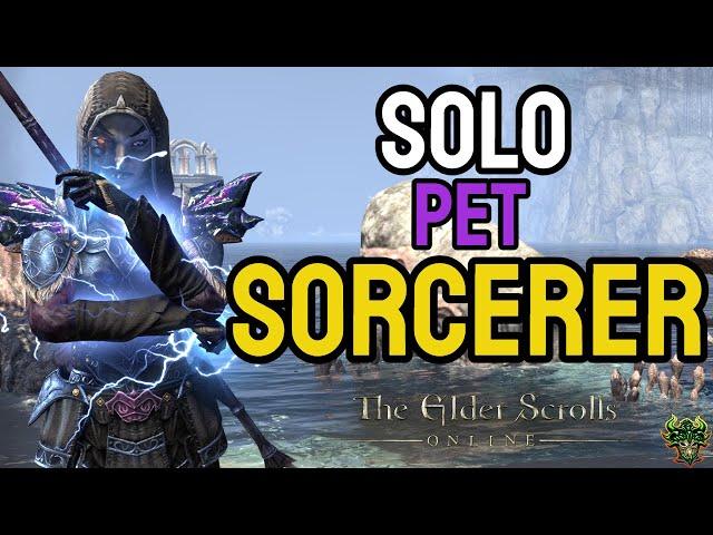 ESO- Solo PVE Magicka Sorcerer Pet Build, EASY DPS | Flames of Ambition