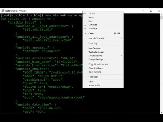 Ansible# 6 - How to Gather Facts and Variables about Local Host and Remote Hosts - Module facts