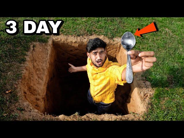 I built a secret underground bunker using only a spoon