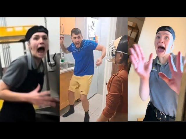 SCARECAM Pranks Reaction 2024  #56|Funny Scare Pranks/Jumpscare/Funny Videos//UltrascareImpressions/