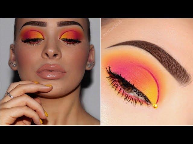 Ombré Half Cut Crease | Sunset Makeup Tutorial