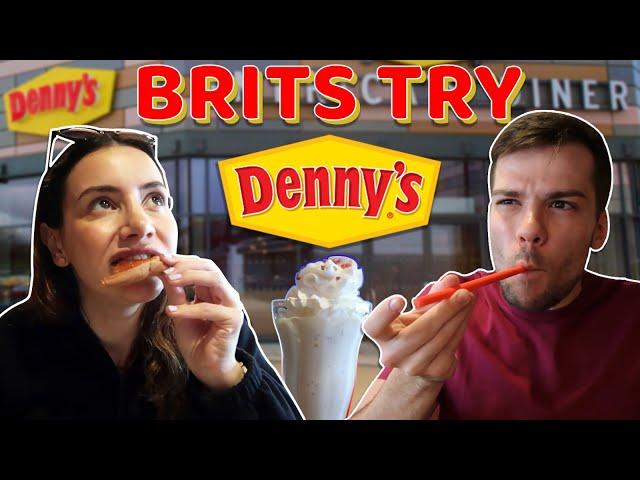 Brits Try DENNY'S for the First Time | ORLANDO Series!